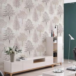 Wallpapers Tropical Plant Wallpaper Personalised Forest Tree For Living Room Bedroom Restaurant Walls Wall Covering