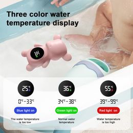 Cute Anti-scratch Durable Baby Bath Water Thermometer Break-proof Shower Thermometer Good Sealing for Bathroom