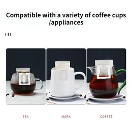 50/100pcs Coffee Philtre Paper Bags Disposable Drip Coffee Bag Handle Hanging Ear Espresso Coffee Accessories Tea Tool