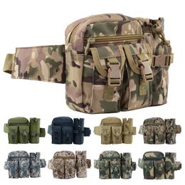 Tactical Belt Pouch Waterproof Waist Bag Tactical Camouflage Fanny Pack for Men Outdoor Cycling Travel Climbing Hunting Bag FMT-4417