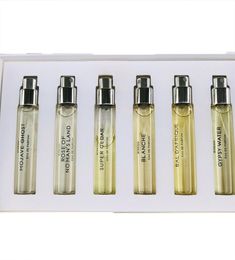 Perfume 12ml Set 6pcs Luxury Fragrance Super Cedar Ghost Bal Dafrique Rose Gypsy Water Eau De Parfum Travel Spray 6 1190809