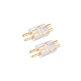 Earphone Pins Rhodium Plated Beryllium Copper Audio Wire Connector 2 Pin Headphones Jack Plug for W4R UM3X JH13 JH16 0.78