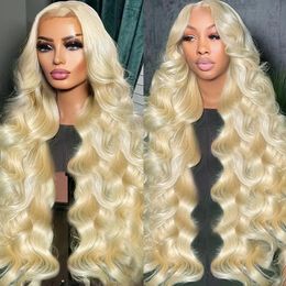 613 Hd Transparent 13X6 Lace Frontal Wig 13x4 Blonde Body Wave Lace Front Wigs For Women Brazilian Human Hair Wig PrePlucked
