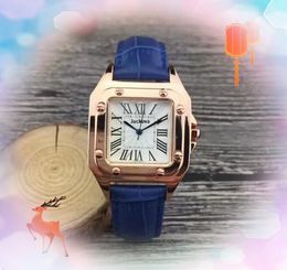 Small size business switzerland watches shiny good looking womens quartz luxury fashion 3 pins style noble and elegant genuine cow leather belt watch gifts