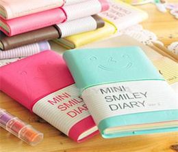 Whole 6 Colours Mini Diary Notebook Memo Book leather Note Pads Stationery Pocketbook 100 Pages6426157