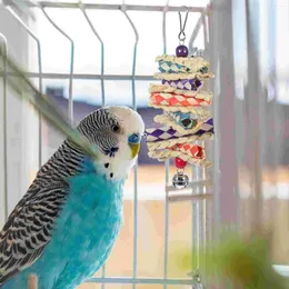 Other Bird Supplies Parrot Chew Toy Funny Interesting Lovely Birds Wooden Cage Bite Chewing Bite-resistant Large