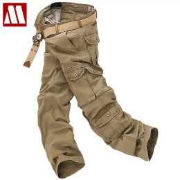 Pants Cotton Cargo Pants Combat Camouflage Pant Men's Bottoms Pockets Trousers Free Shipping Sales Men's Casual for Man Solid Mydbsh
