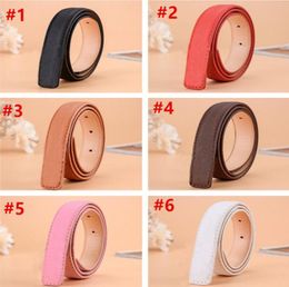 Kids Designer Belts Fashion Baby Girls Boys Belt Classic Needle Buckle Waistbands Lichee Pattern Teenager Elegant waistbelts Gifts Wholesale7457673