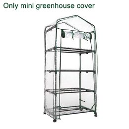 Reusable Mini Greenhouse Cover Portable Garden Supplies Balconies Outdoor Waterproof Walk-in Plant Warm Easy Use Clear PVC