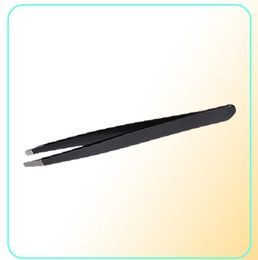 26pcslot High Quality Professional Eyebrow Tweezers Hair Beauty Slanted Stainless Steel Tweezer Tool for Daily Use3622345