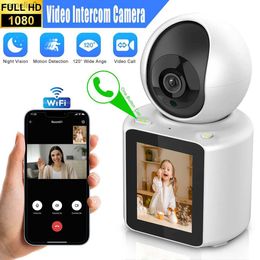 Baby Monitors Video intercom camera 1080P high-definition rotating intelligent camera WiFi anti-theft vision camera IP application with