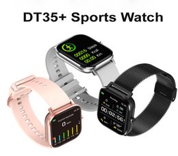 DT35 Smart Watch Women Men 175 inch HD Screen Smart Watches ECG PPG Sports Fitness Tracker Bluetooth Smartwatch iOS Phone Call L2216409