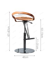 Nordic luxury bar chairs, rotating bar chairs,modern minimalist high chairs, lifting bar stools, creative bar chairs,high stools