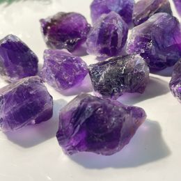 2-3cm 0.8-1.2"Inch Gorgeous Heavy Purple Amethyst Raw Rock Stone Rough Crystal Gemstone for Healing Crown Chakra Mystery Decor