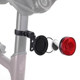 Bike Reflector Tail Light Anti-Theft Road Bicycle Seat Post Rear Light Positioning Hidden Cycling Accessories For AirTag Bracket