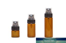 Amber Glass Spray Bottle with Cosmetic Skin Care Atomizer for Eliquid Spray Refillable Bottle 3ml 5ml 10ml Mini Travel Size Contai7023294