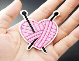 Heart Badge Iron On Patch Embroidered Applique Sewing Clothes Stickers Garment Badges Apparel Accessories3144458