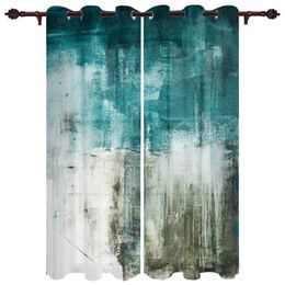 Curtain & Drapes Baby Bedroom Curtains Abstract Art Oil Painting Living Room Hanging Balcony Kitchen Study Modern Window Treatment201R