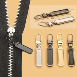 1-10pcs Detachable Zipper Heads Zipper Puller Replacement Zippers Metal Head Zip Sliders for Luggage Purse Backpack Handbag Coat
