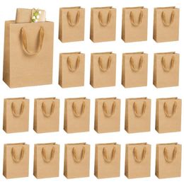 Gift Wrap 20pcs Holiday Bag DIY Blessing Easter Mother's Day Birthday Handicraft Graffiti 5.9x2.4x7.9 In.