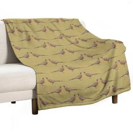 Blankets Pheasant Pattern Mustard Throw Blanket Large Polar And