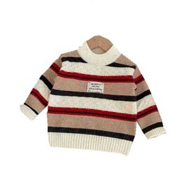 Boys Sweaters Autumn Winter Children Knitted Sweatshirts For Baby 1 To 6 Years Woollen Clothing Kids Tops Toddler Pullover Coats