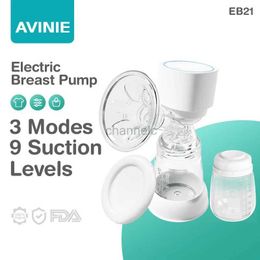 Breastpumps Electric Breast Pump with Display Silent Wearable Automatic Milker Hands-Free Portable Milk Extractor Newborn Baby Accessories 240413