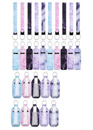 Keychains 30 Pieces Travel Bottle Keychain Holder Chapstick Reusable Containers Set With Wristlet Lanyards9511235