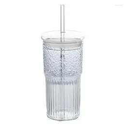 Wine Glasses Iced Coffee With Lids And Straws Wide Mouth Smoothie Cups Mason Jar Drinking