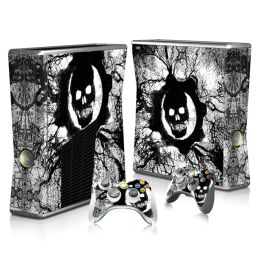 Stickers Top quality stickers Vinyl Skins For Microsoft Xbox 360 Slim Sticker Controller and Console Protective Skins