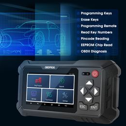 OBDPROG 501 IMMO Key Programming EEPROM Chip Read Erase Key Immobiliser Pin Code for Car Diagnostic Tool