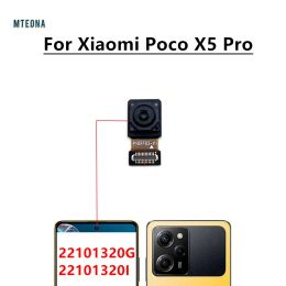 For Xiaomi Poco X5 / X5 Pro Front Rear View Back Camera Frontal Main Facing Small Camera Module Flex Replacement Parts