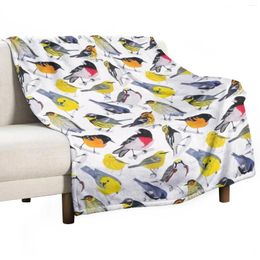 Blankets Springtime Birds Throw Blanket Summer Personalised Gift Hair