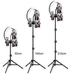 M26 10 inch LED Selfie Ring Lighting with Tripod Stand for Live Stream Youtube Tiktok Vlog Dimmable LED Camera Beauty Ringlight9836379