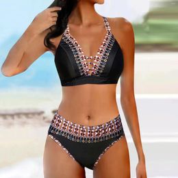 Women's Swimwear Shorts Women Multicolour Bikini High Waisted Triangles Separate Swimsuit Jr Swimsuits For Teen Girls