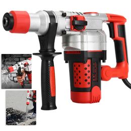 Industry Impact Drill Multifunction 220V Electric Hammer Pick Hand Held Dual Purpose Professional Concrete Industrial Grade Tool 240402