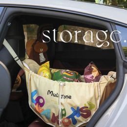 Storage Bags Portable Doll Toy Bag Car Backseat Hanging Cloth Sundries Organizer Large Capacity Foldable Pocket