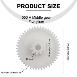 Plastic Gears For Kids Electric Rc Car 550 And 390 Gearbox Ride Toy Car Children's Electric Car Large Medium Small Gear