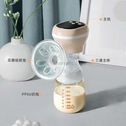 Breastpumps Butterfly baby electric breast pump milk pump automatic portable silent integrated automatic maternal postpartum 240413