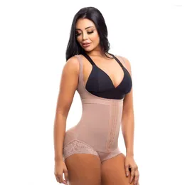 Women's Shapers Fajas Colombianas Tummy Control Postpartum Bodysuit And Post Girdle Daily Use Shapewear Lace Padded
