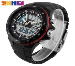 SKMEI Sport Watch Men Fashion Casual Alarm Clock 30M Waterproof Chrono Dual Display Wristwatches Relogio Masculino 10165450889