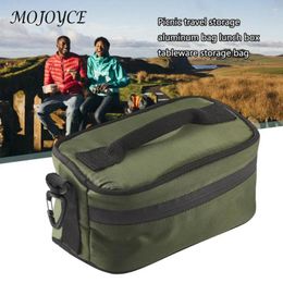 Duffel Bags Insulation Picnic Pack Heat Preservation Outdoor Camping Tableware Storage Bag Double End YKK Zipper For Hiking Daily