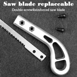 Multifunctional Small Saw With Fine Tooth Double Side Grinding Teeth Saw For Garden Woodworking