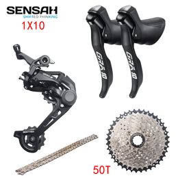 SENSAH GRA 1x10 Speed, 10s Road Groupset, R/L Shifter + Rear Derailleurs, Gravel-bikes Cyclo-Cross