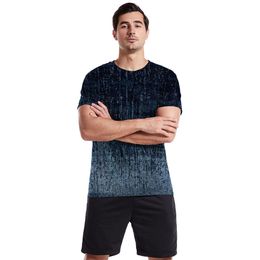 2024 Men's Short sleeved Summer Fitness T-shirt Contrast Colour T-shirt Designer T-shirt Men's Luxury Brand Short sleeved Street Dance Top Shorts Casual Wear DDTX183