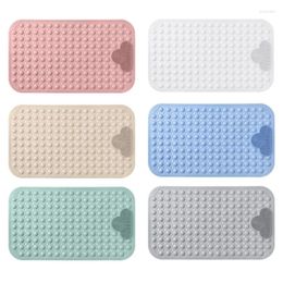 Bath Mats Foot Scrubber Shower Mat Non-Slip For Bathroom Feet Massage Carpet