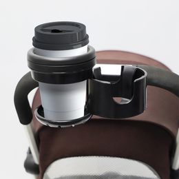Stroller 2 in1 Cup Holder Universal Double Coffee Milk Bottle Holder for Pram Bike Motorcycle Bicycle ABS Stroller Accessories