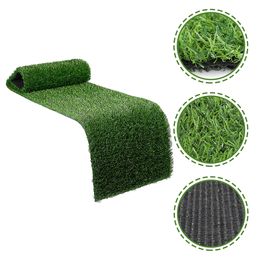 Artificial Grass Table Flag Outdoor Summer Decor Dining Runner Cover Small Hotel Tablecloth Pp Home Banquet
