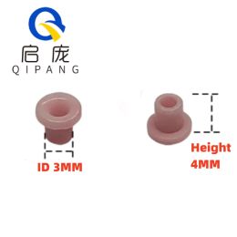 Qipang 50pcs Alumina Ceramic Eyelet Porcelain Eye Textile Machine Parts Porcelain Bead Guide Wire Porcelain Eye