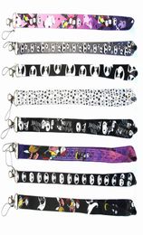 s Jewelry Cartoon Nightmare Before Christmas Mobile Phone Strap Key Chains Neck Lanyard Exhibition ID Card Holder Strap5852198